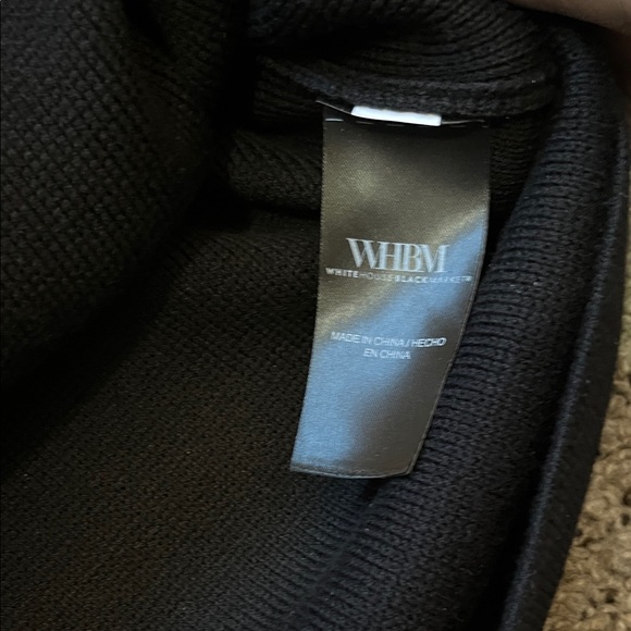 WHITE HOUSE BLACK MARKET WHBM MOD SHORT SLEEVE CONTRAST SWEATER MINI DRESS - Picture 4 of 8